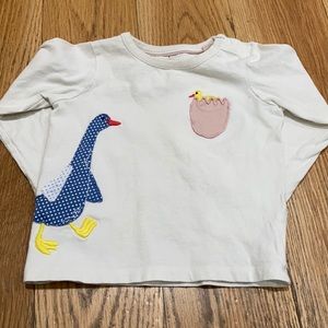 Baby Boden Applique Long Sleeve Shirt